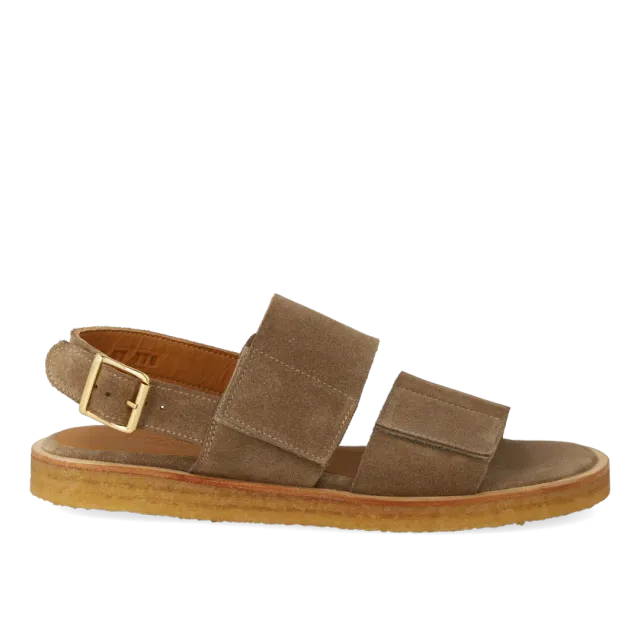 Angulus sandal velcroremme damesandal rund snude