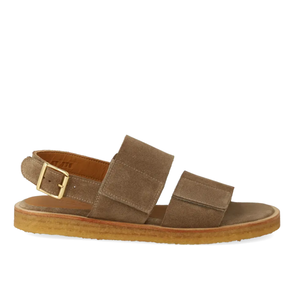 Angulus sandal velcroremme damesandal rund snude