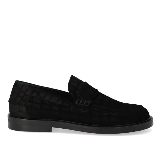 Angulus Penny loafer bred pasform lædersko