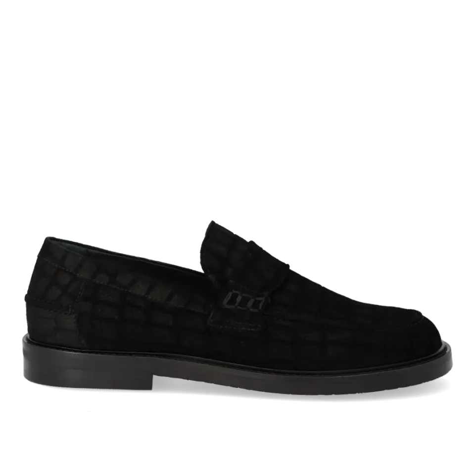 Angulus Penny loafer bred pasform lædersko