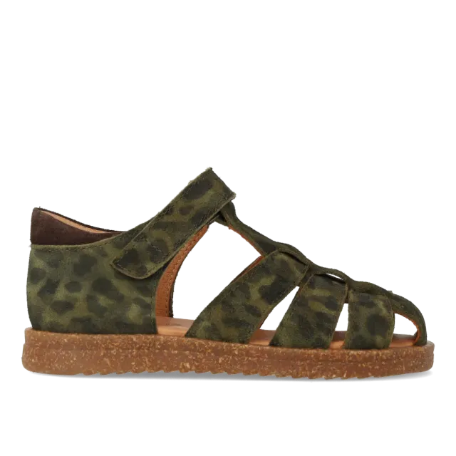 Angulus sandal lukket tå velcro ruskind børn