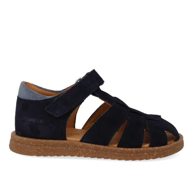 Angulus Sandal Velcrolukning Børnesandal Ruskind