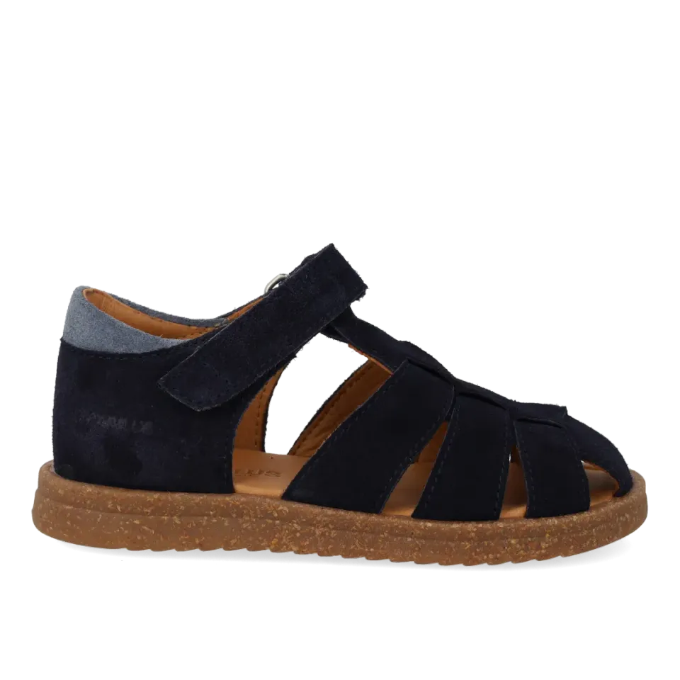 Angulus Sandal Velcrolukning Børnesandal Ruskind
