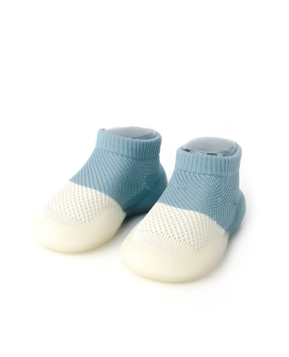 Minifus Lyseblå Sommer begyndersko lyseblå åndbar