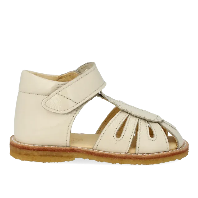 Angulus Begynder lædersandal med velcro lukket tå