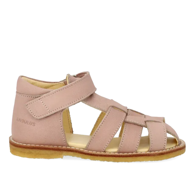 Angulus Begynder sandal med velcrolukning børnesandal læder
