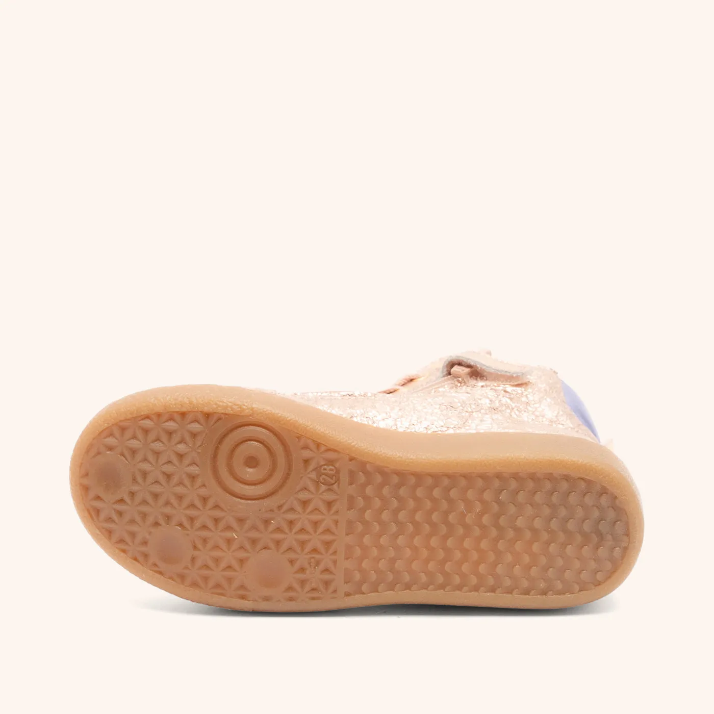 Bisgaard Gaia L høj sneaker rose gold blødt læder