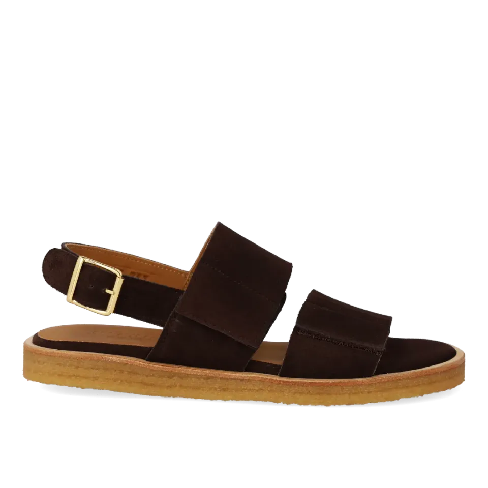 Angulus Sandal velcroremme damesandal læder