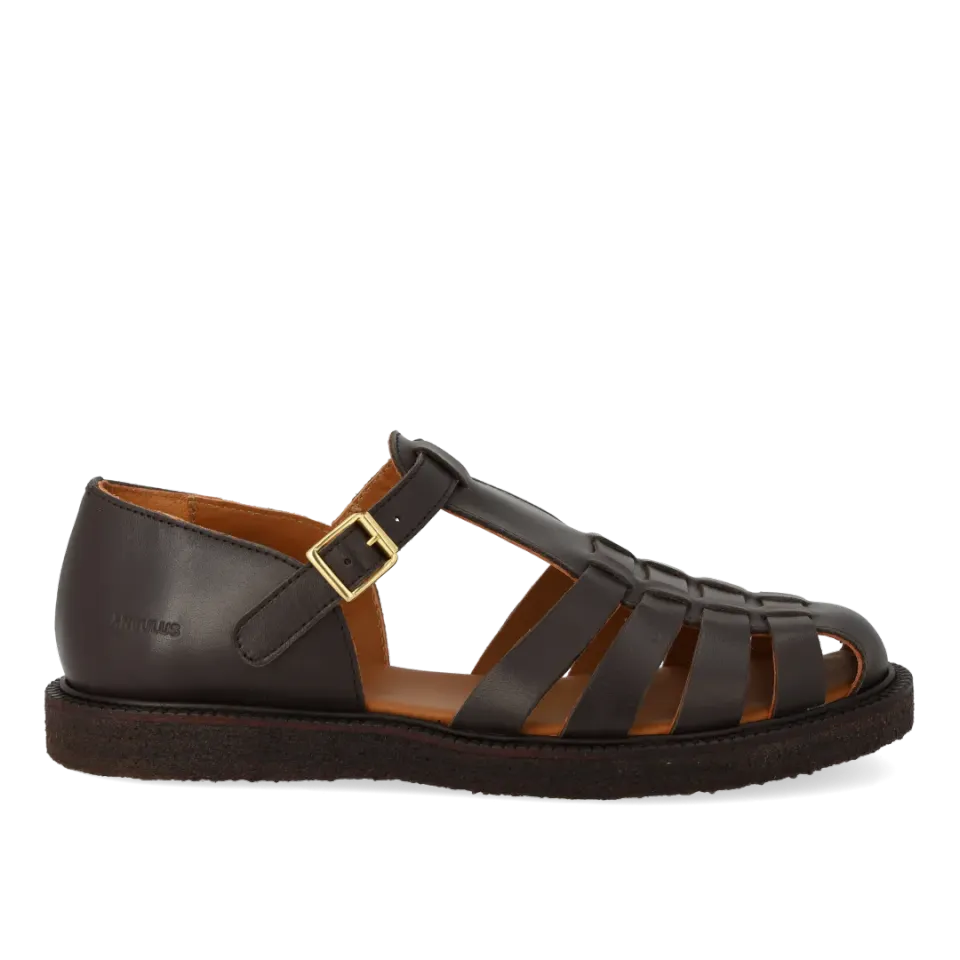 Angulus Klassisk Fisherman Sandal Dame lædersandal