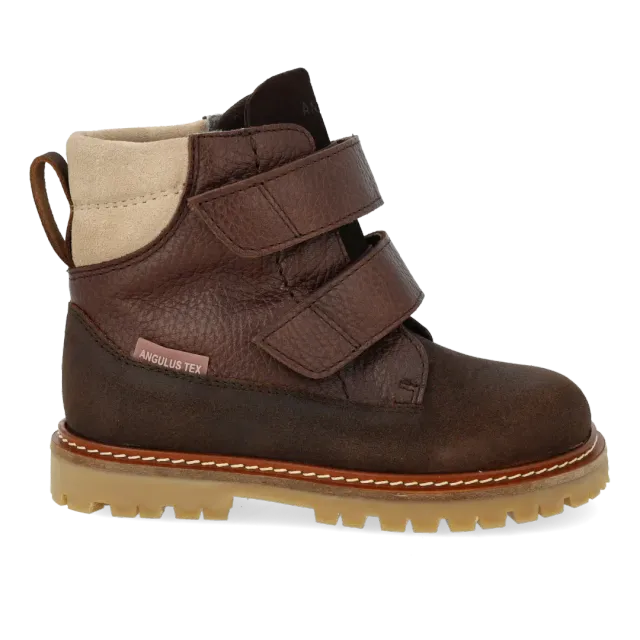 Angulus TEX vinterstøvle velcro merino slidstærk
