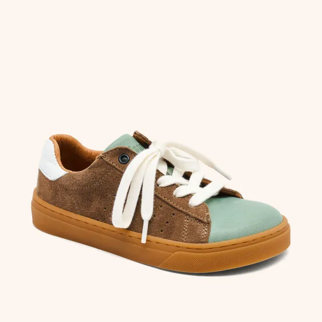 Bisgaard Barefoot Raymond sneaker sage læder