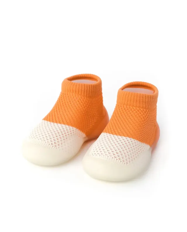 Minifus Orange Sommer begyndersko åndbar