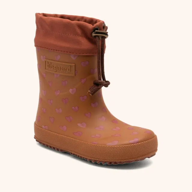 Bisgaard Thermo Autumn Heartbeat gummistøvle brun