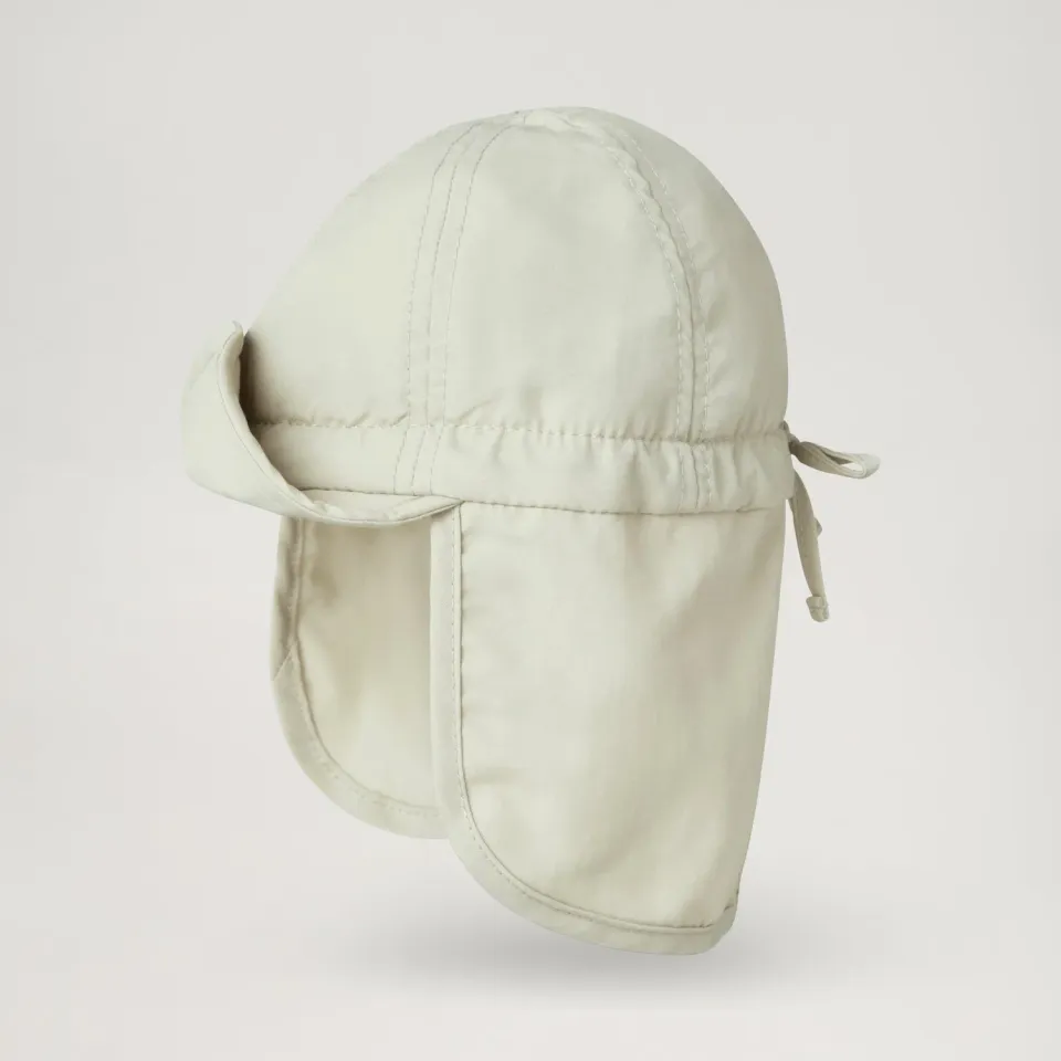 BabyMocs UV-Hat solhat Beige 44/46 nakkeskygge