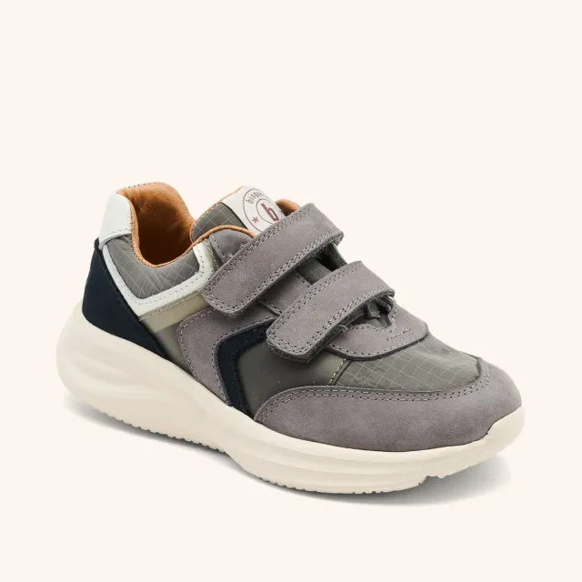Bisgaard Yuki sneaker stone læder tekstil