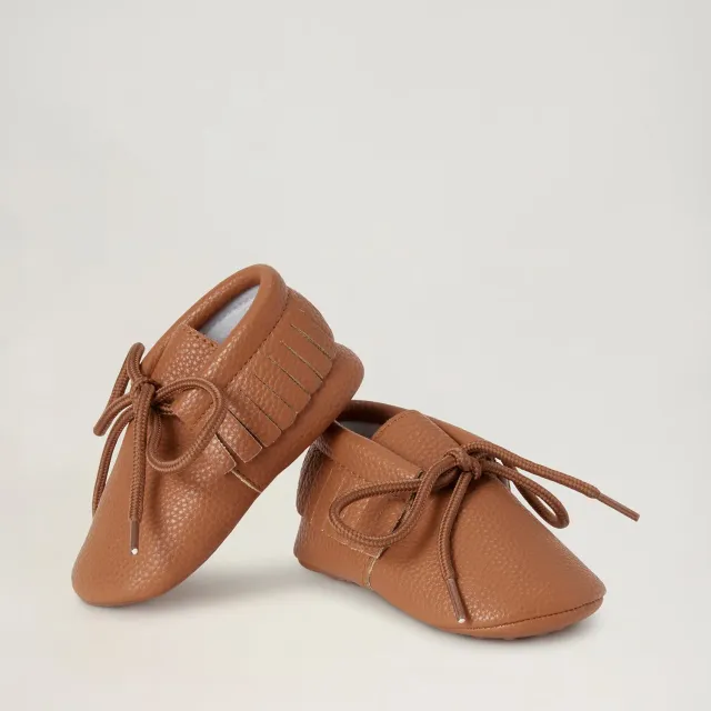 BabyMocs Little Camper Mocs mokkasiner brun vegansk