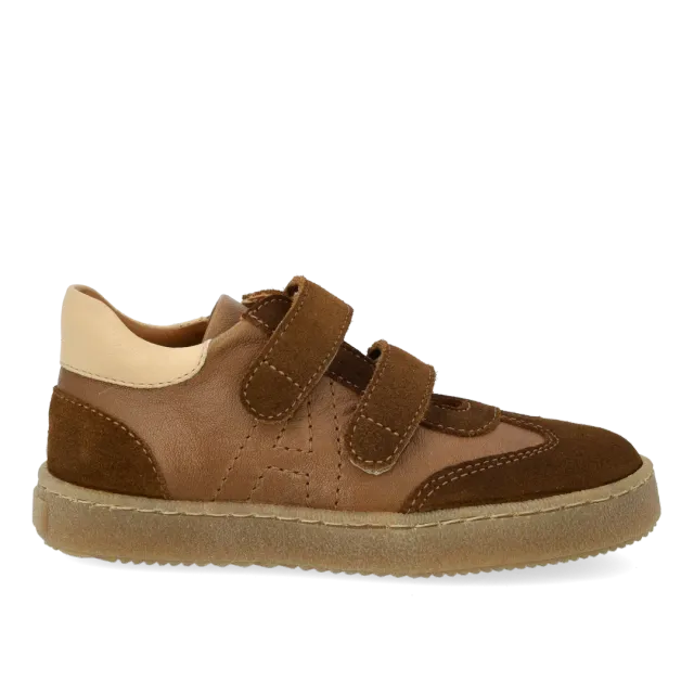 Angulus sneaker colour-block velcro læder børn