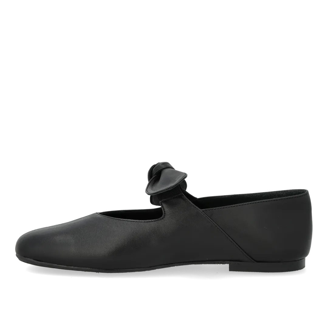 Angulus Ballerina sløjfe dameballerina læder str 36-43