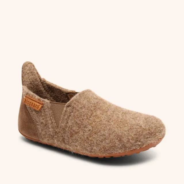 Bisgaard Sailor Wool hjemmesko camel uld varm