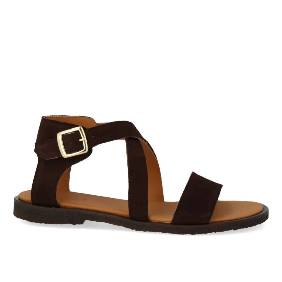 Angulus Sandal med spænde damesandal læder