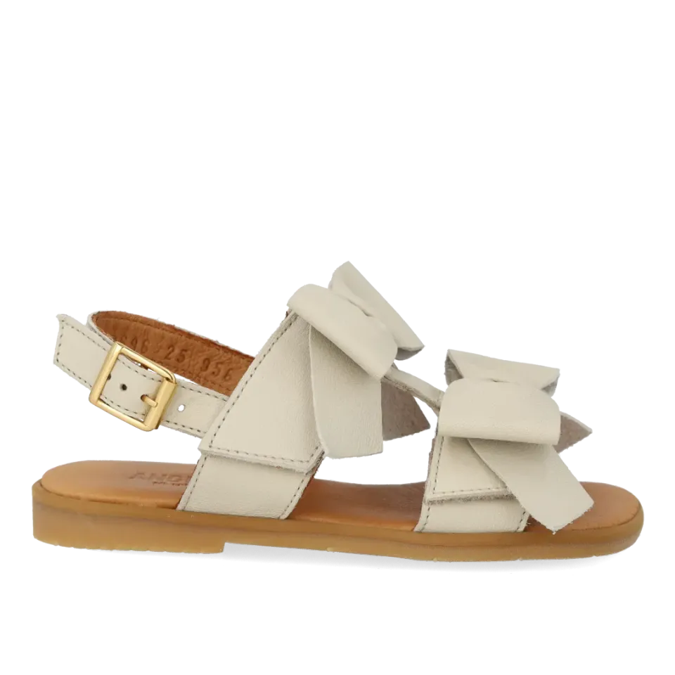 Angulus Sandal med dobbelt velcro børnesandal sløjfe