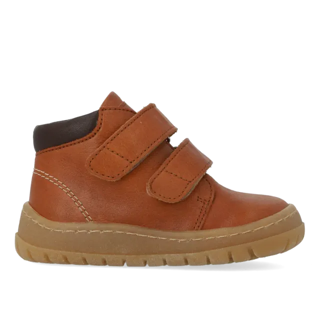Angulus Begynder mid-cut sneaker børnesko læder rummelig