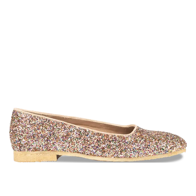 Angulus Glitter Ballerina firkantet snude fest