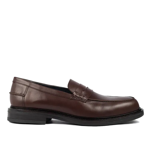 Angulus klassisk loafer herresko læder penny