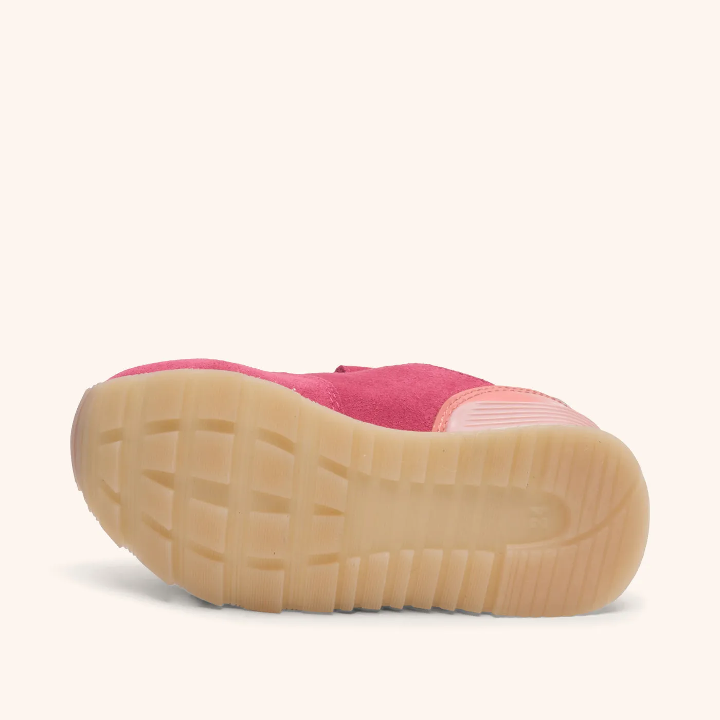Bisgaard Winston sneaker fuxia velcro ruskind